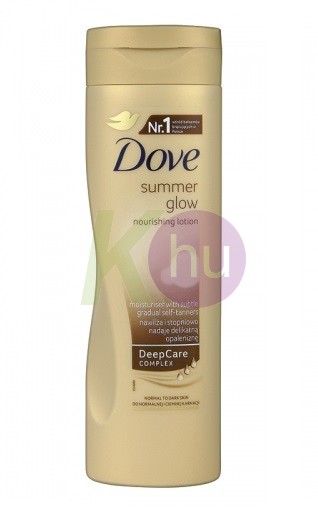 Dove test 250ml Summer Glow Önbarnítós sötétebb bőrre 11001134