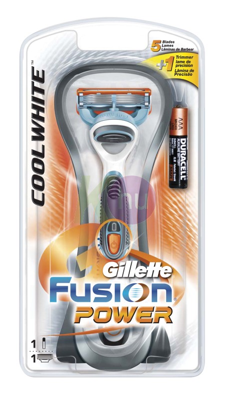 Gillette Gil. fusion power coolwhite elemes borotva 11008387