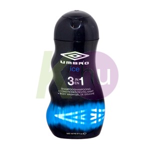 Umbro 3in1 sampon+balzsam+tus 500ml ice 11030737