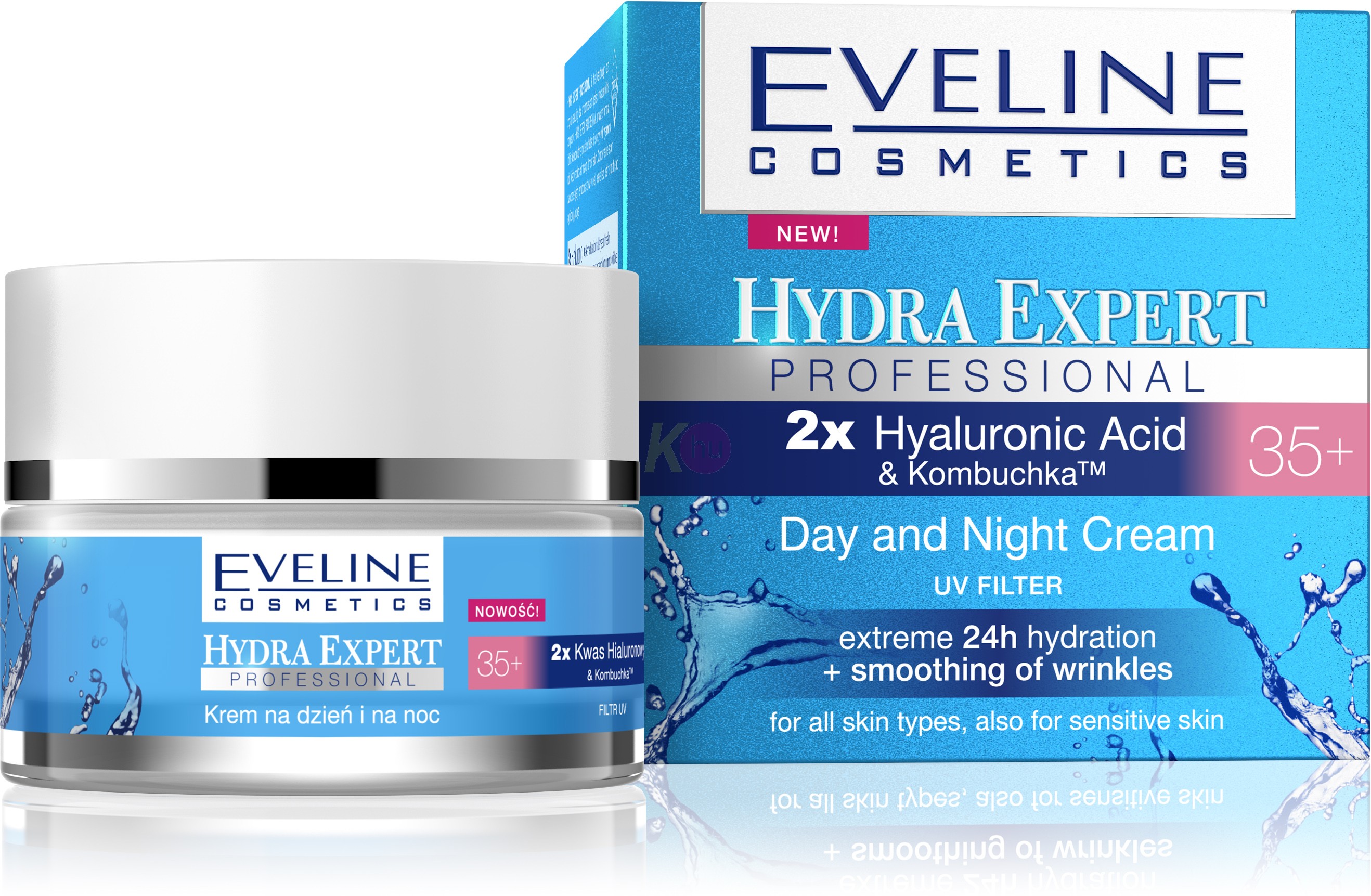 Eveline Hydra35+ arckrém 50ml 24h. 11190138