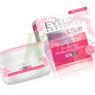 Eveline Fresh&Soft mattító hidratáló nappali/éjszakai krém 50ml 11190175