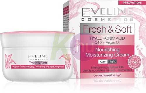 Eveline Fresh&Soft tápláló hidratáló nappali/éjszakai krém 50ml 11190176