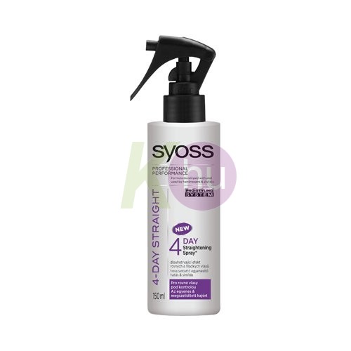 Syoss hajegyenesítő spray 150ml 4 Day Straight 11950114