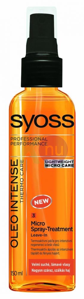 Syoss spray hajpakolás 150ml Oleo Intense Thermo Care 11950117