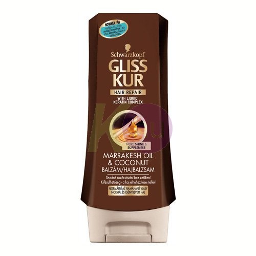 Gliss Kur balzsam 200ml Marrakesh Olaj & Kókuszdió 11950129