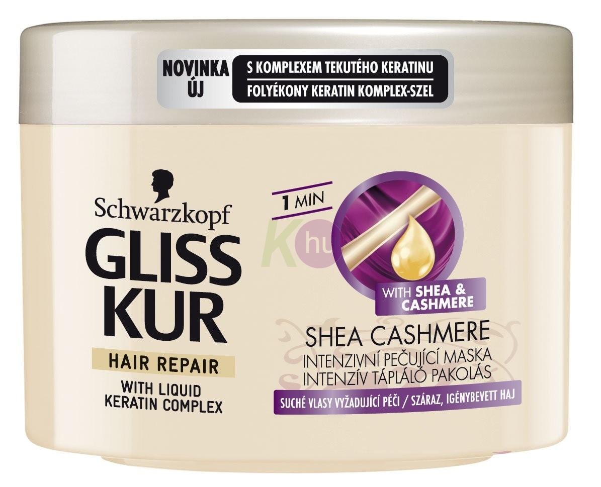 Gliss Kur int. tég. pakolás 200ml shea kasmír 11950135