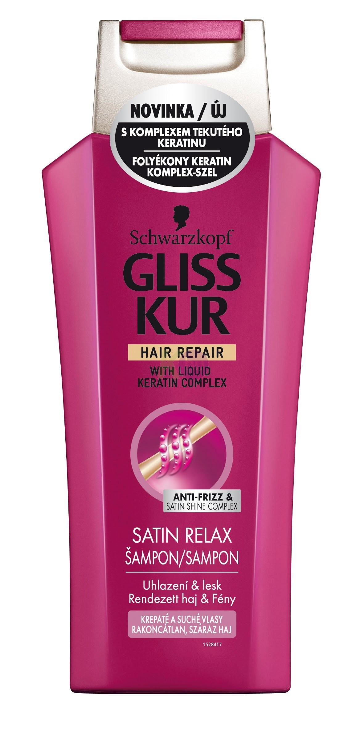 Gliss Kur sampon 250ml Satin Relax-fény és simaság 12031268