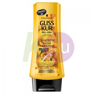 Gliss Kur balzsam 200ml Tápláló olaj 13000589