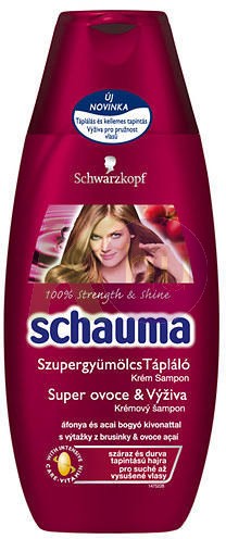 Schauma sampon 250ml Szupergyümölcs tápláló 13010817