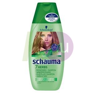 Schauma sampon 250ml 7 gyógynövény - zsíros hajra 13023400