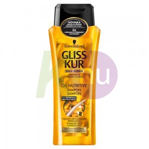 Gliss Kur sampon 250ml Tápláló olaj 13100701