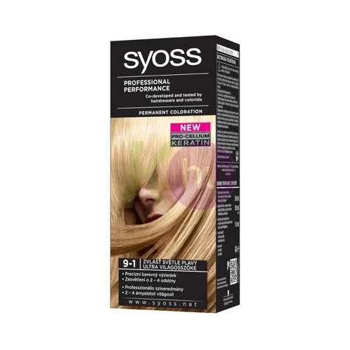 Syoss Color 9-1 ultra világosszőke 13100761