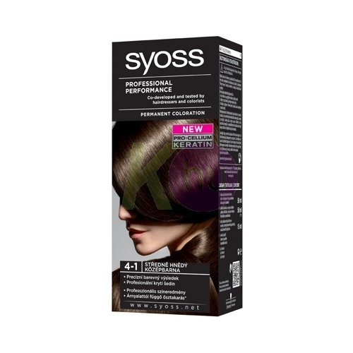 Syoss Color 4-1 középbarna 13100773