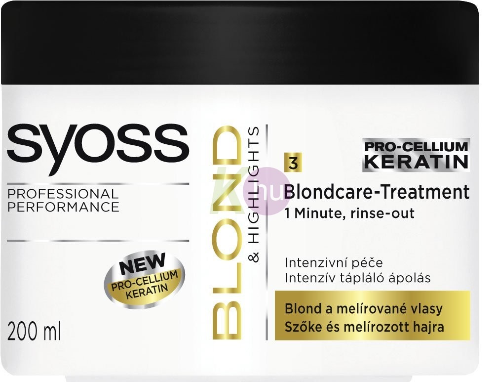 Syoss pakolás 200ml blond&highlights 13100832