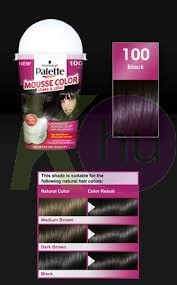 Palette Mousse Color 100 fekete 13100880