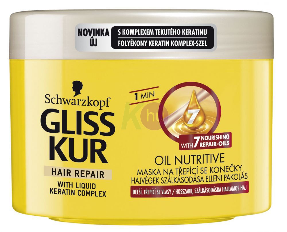 Gliss Kur reg.vaj pak. 300 ml Tápláló olaj 13105501