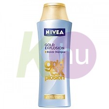 Nivea sampon 250ml Gold Exp. Szőke hajra 13171157