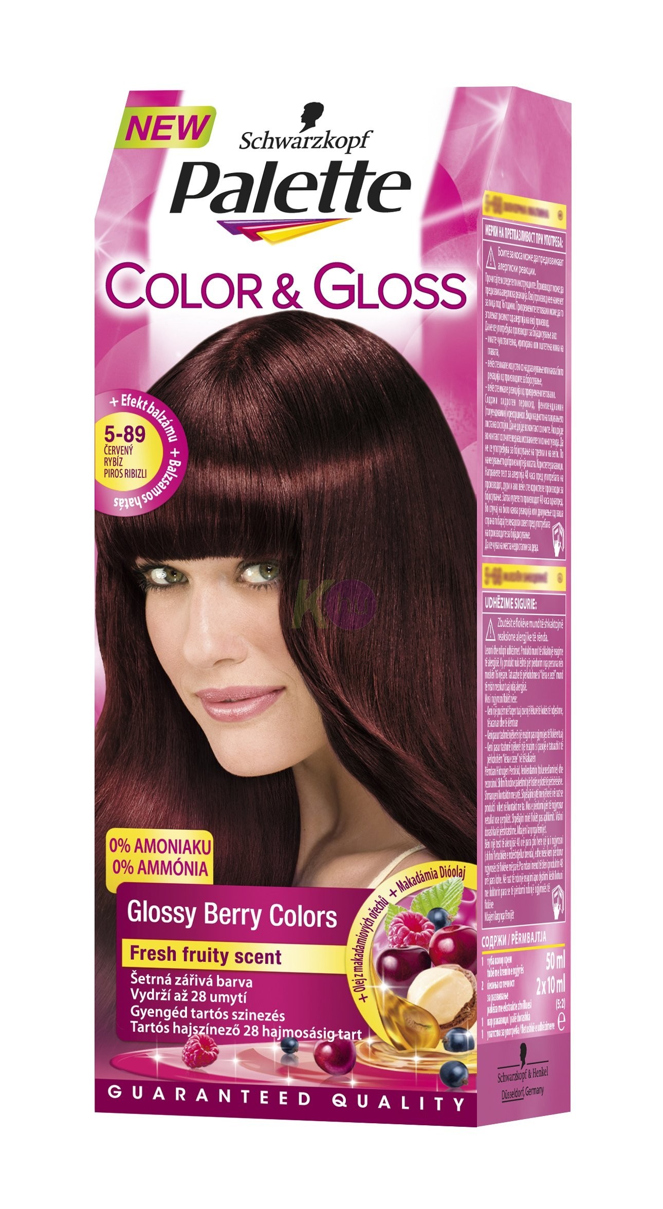 Palette Color&Gloss 5-89 piros ribizli 13502467
