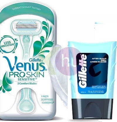 Gillette Gil. kar.csom venus proSkin sensitive borotva+bor.gél 75ml 13503133