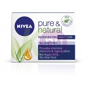 Nivea Visage Nivea V. Pure&Natural arckrém 50ml éjszakai normál/vegyes bőrre 14153000