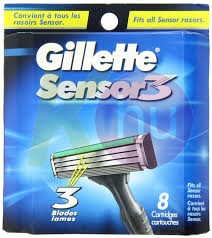 Gillette Gil. sensor 3. 8 betet 15121400