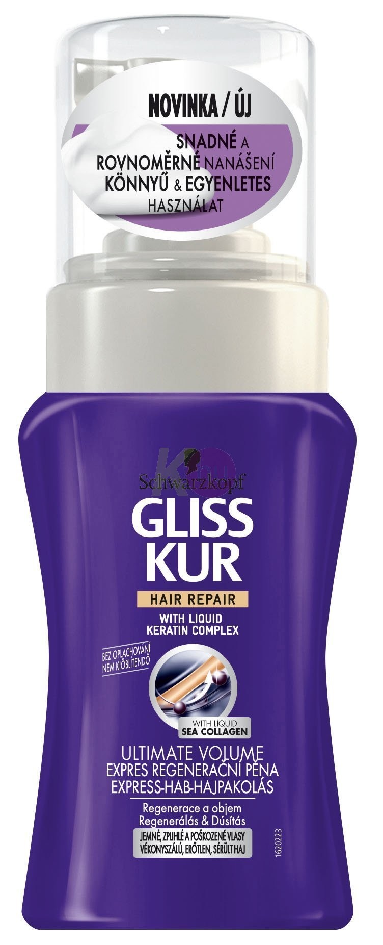 Gliss Kur express hab-hajpakolás 125ml ultimate volume 15308957