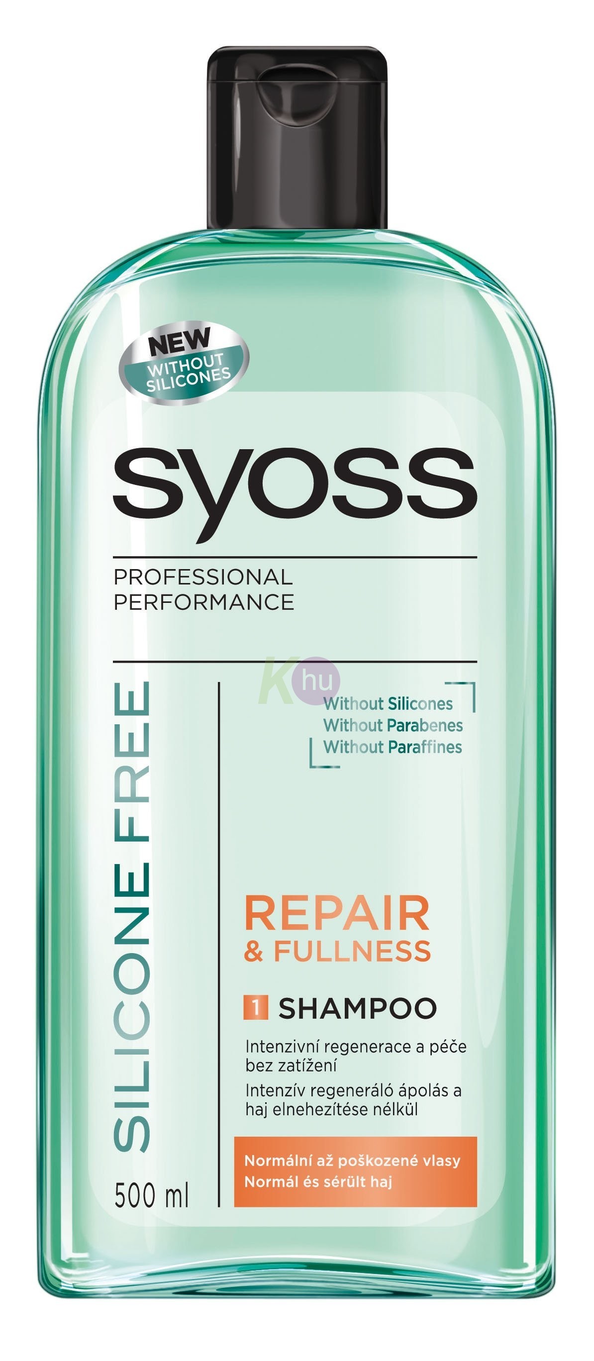 Syoss sampon 500ml szilikonmentes regeneráló és dúsító 15308962