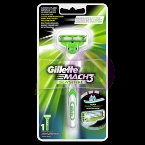 Gillette Gillette Mach3 készülék+1 betét Sensitive 15711104