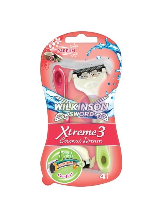 Wilkinson Wilk. Extreme 3 B.Coconut 3+1 eldobható borotva 15761004