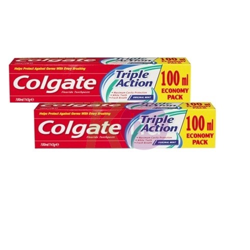 Colgate Colg. fogkrem DUO 2x100ml Triple Action 16001720