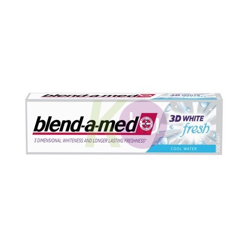 Blend-a-med BAM 100ml 3D white fresh cool water 16015201