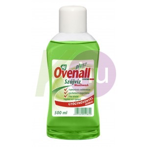 Ovenall Plusz szájvíz 500ml gyógynövényes 16054334