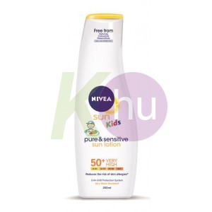 Nivea naptej 200ml F50+ gyerek sensitive 17020912