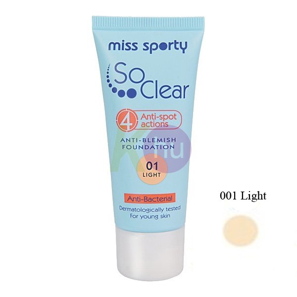 Miss Sporty MS So Clear alapozó light 001 18103325