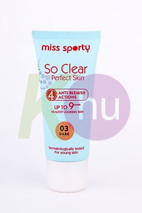 Miss Sporty MS So Clear alapozó dark 003 18103327