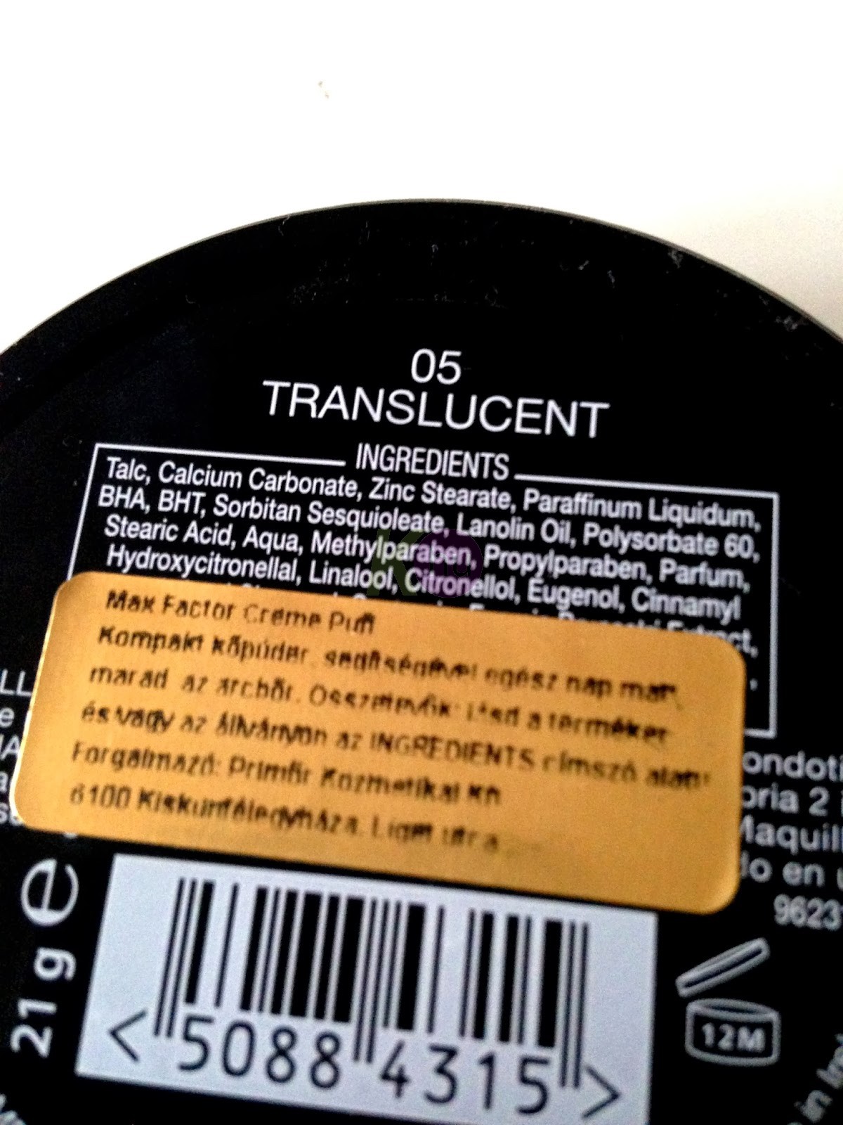 C-C KOPUDER  TRANSLUCEN 19040001