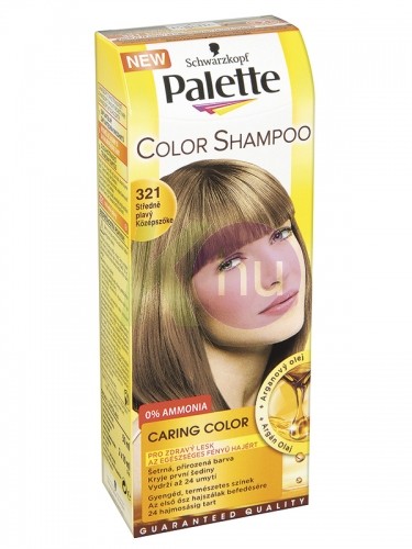 Palette Color Shampoo hajszínező 321 középszőke 19075010