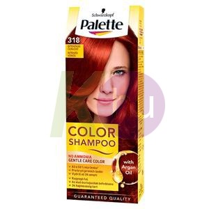 Palette Color Shampoo hajszínező 318 intenzív vörös 19075013