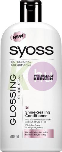 Syoss balzsam 500ml Glossing - normál, fénytelen hajra 19075042