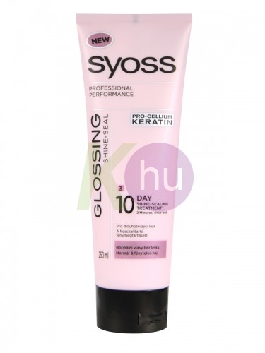 Syoss hajpakolás 250ml Glossing - normál, fénytelen hajra 19075044