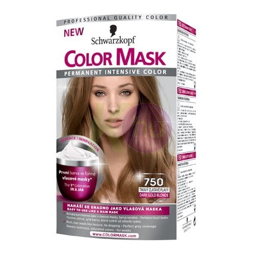 Schwarzkopf Color Mask 750 Sötét Aranyszőke 19075061