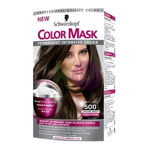 Schwarzkopf Color Mask 500 Középbarna 19075070