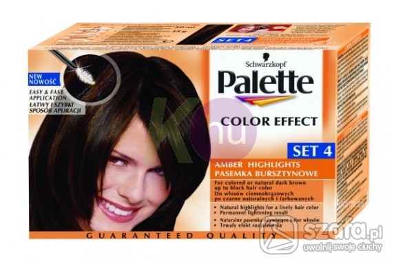 Palette Col.Effect Set 4 melírozó borostyán 19133400