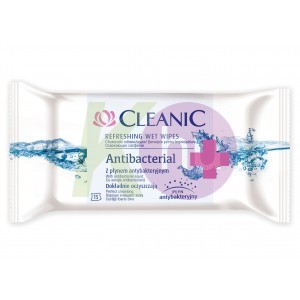 Cleanic frissítő törlőkendő - ANTIBACTERIAL 15db 19136816