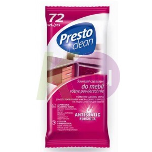 Presto Clean antisztatikus törlőkendő 72db 19136828