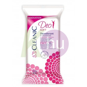 Cleanic frissítő törlőkendő - Deo Soft 12db 19136832