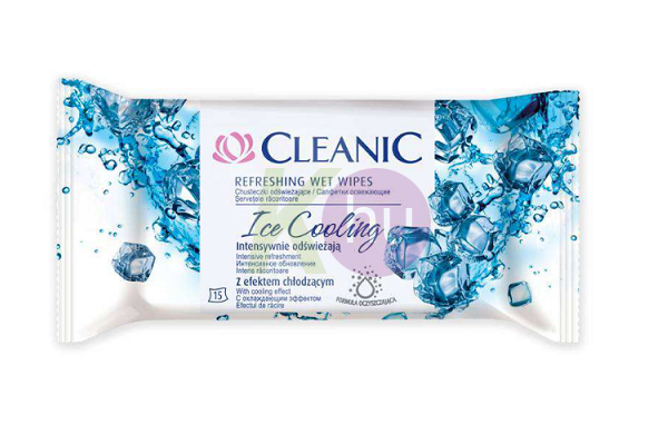 Cleanic frissítő törlőkendő 15db Ice Cooling 19136844