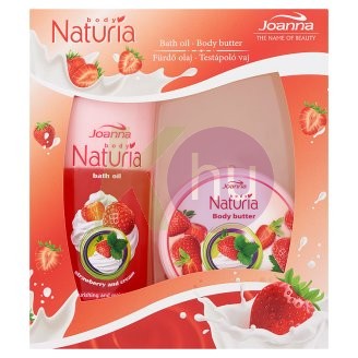 Joanna Naturia kar.csom Eper fürdőolaj 200ml + testvaj 250ml 19136878