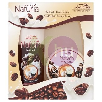 Joanna Naturia kar.csom Kávé fürdőolaj 200ml + testvaj 250g 19136879