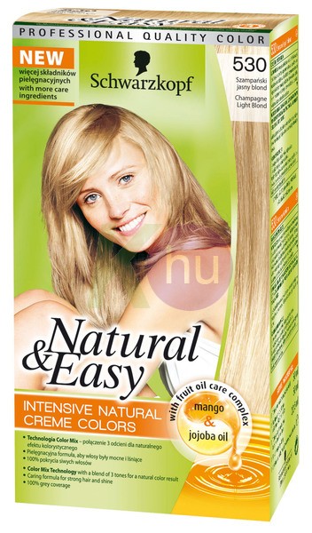 Natural&Easy hajfestek 530 világos pezsgőszőke 19210000